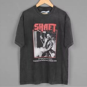 Original 70s SHAFTwith Isaac Hayes. Heavy cotton tee! Japan release